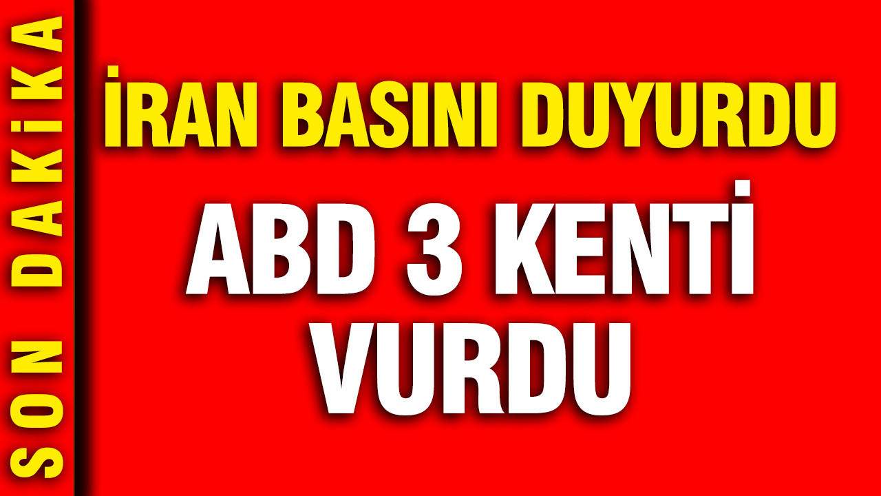 İran basını duyurdu: ABD üç kente saldırdı Haber gorseli