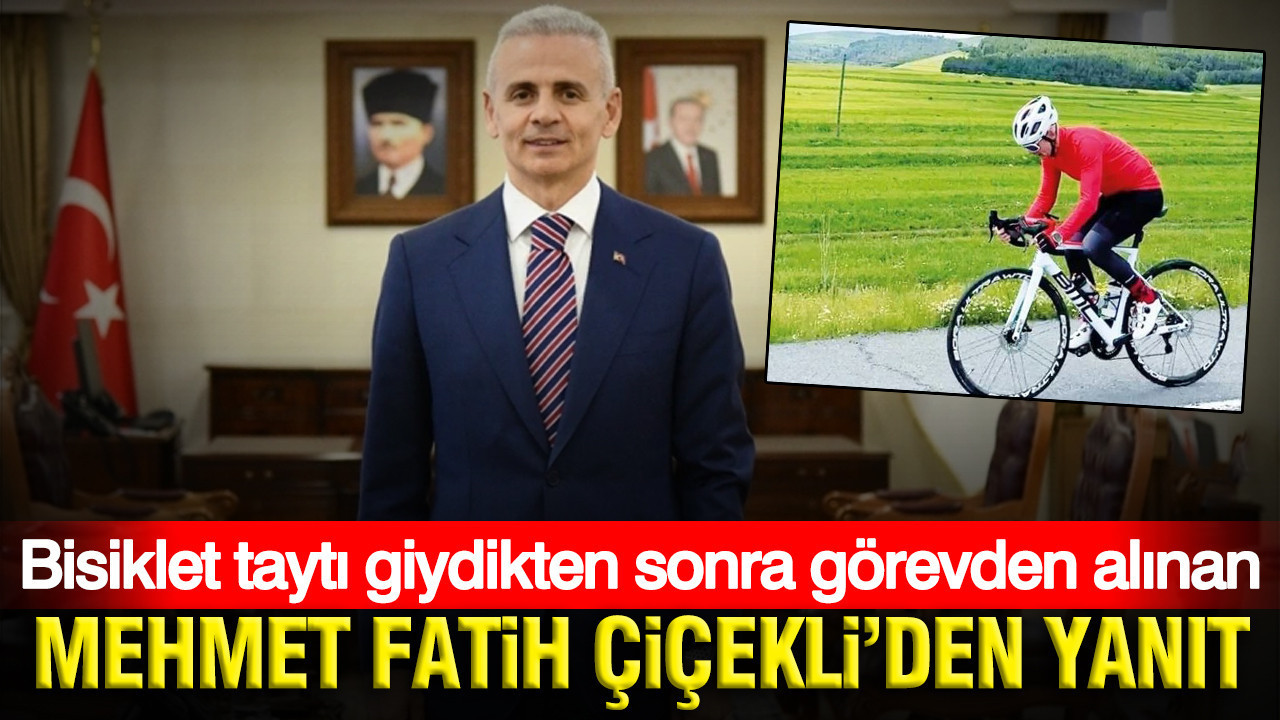 Bisiklet taytı giydikten sonra görevden alınan Mehmet Fatih Çiçekli’den yanıt: Pedal çevirmeye devam Img